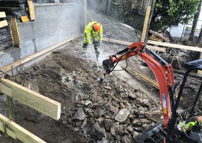 Cantieri difficili - Costruzione piscina Locarno Ticino